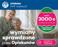 Wyjedź do opieki z Aterima MED i otrzymaj premię wiosenną