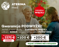 Jesteś dłużej z ATERIMA MED –  zarabiasz więcej